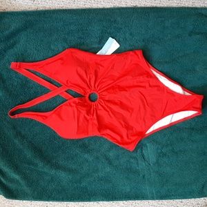 Cupshe one piece swim suit nwt
